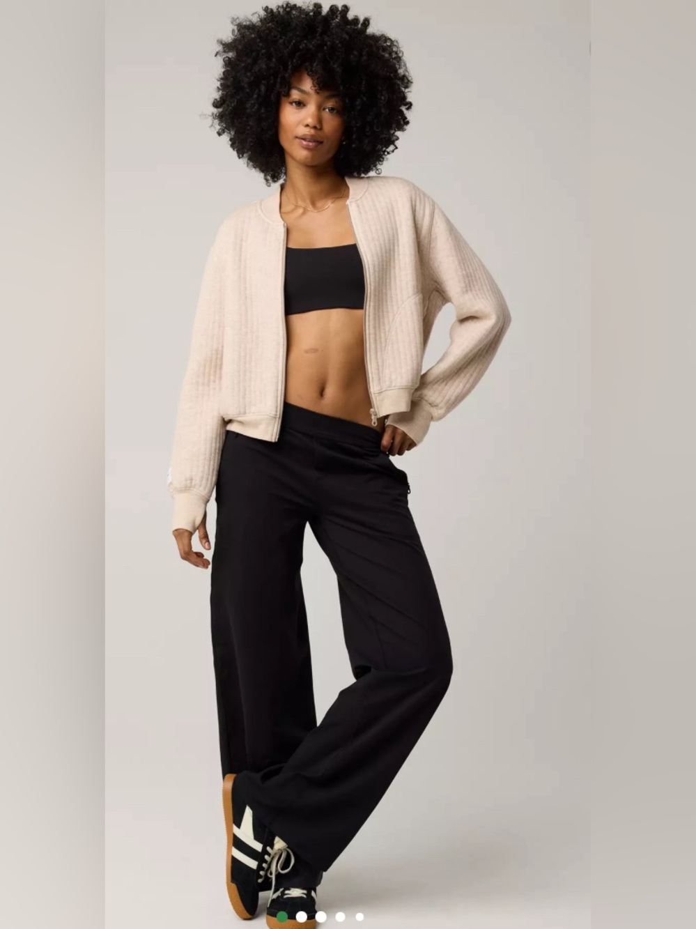 aerie Black Wide Leg Pants